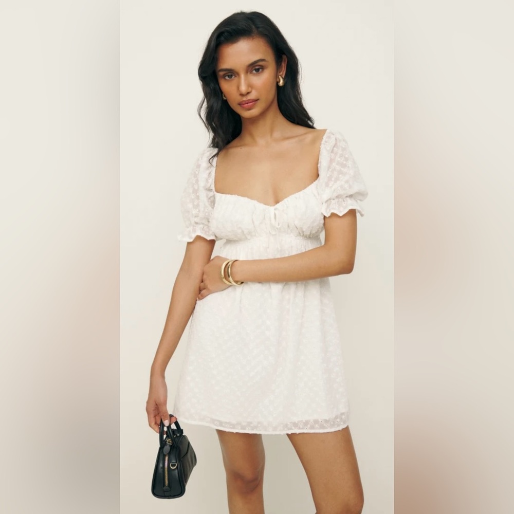 Reformation Channa Dress in Ivory